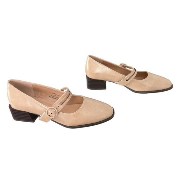 Journeee Collection Savvi Mary Jane Pump Heels Faux Leather Shoes Women’s Size 8 - Picture 2 of 15